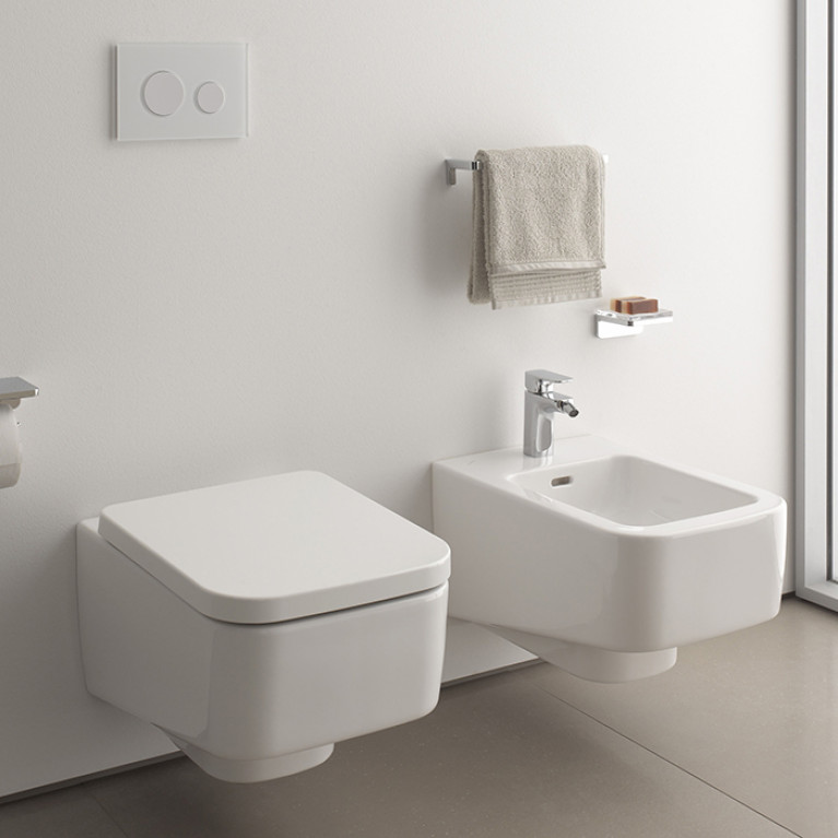 LAUFEN PRO S Биде подвесное 530x360x300 мм., с 1 отв для смесителя, с переливом, цвет белый (По запросу!)