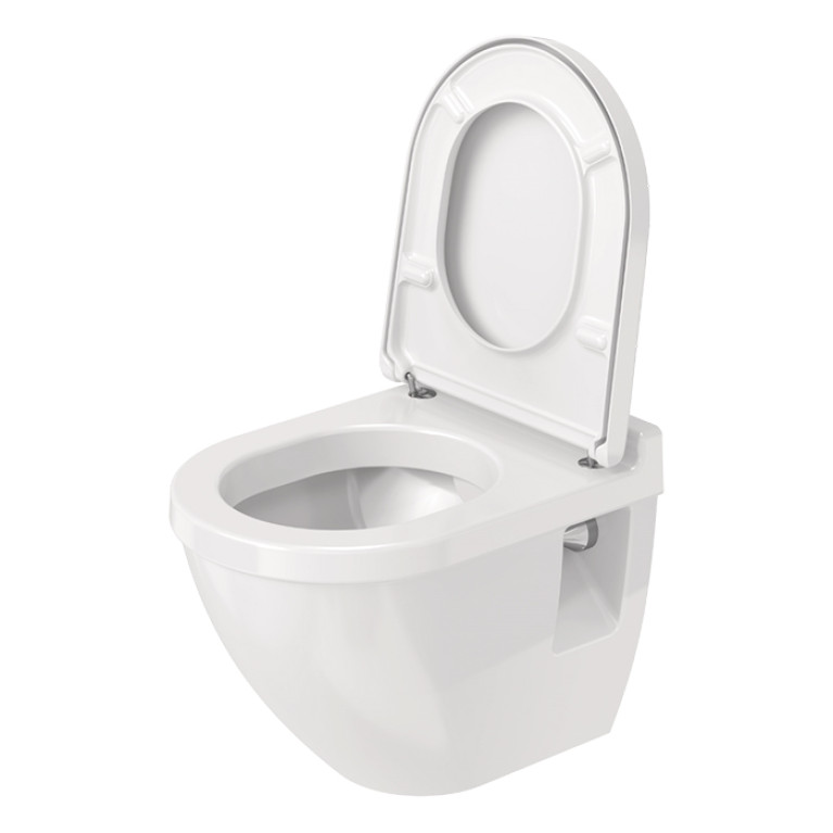 Duravit  Starck 3 Сиденье с крышкой Starck 3, петли сталь