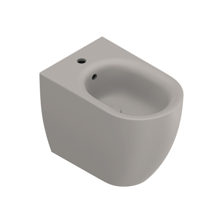 Catalano SFERA Биде напольное 54x35, с 1 отв. под смеситель, покрытие Cataglaze+, без крепежа, цвет Tortora Satinato