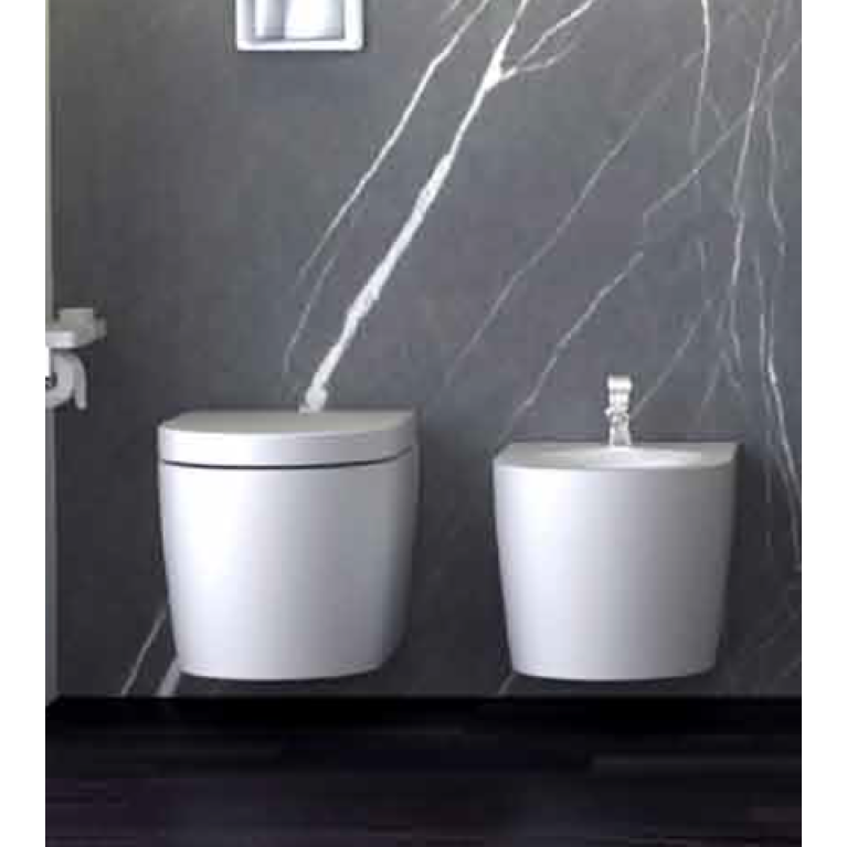 KNIEF Pearl Биде подвесное   560*390мм с 1 отв под смеситель,цвет:белый матовый