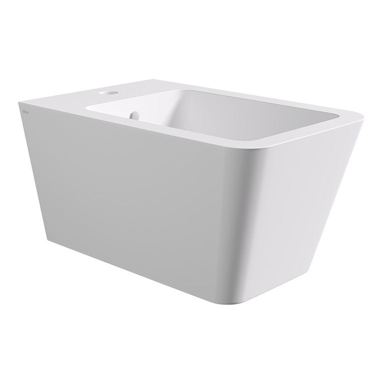Alice Hide Биде Square 55х35, подвесное, белый матовый