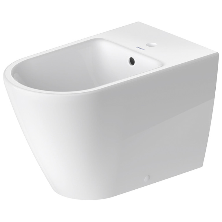 Duravit D-Neo Биде напольное 370x650х400 мм, с переливом, с 1 отв под смеситель, цвет: белый (Спец.цена из наличия)