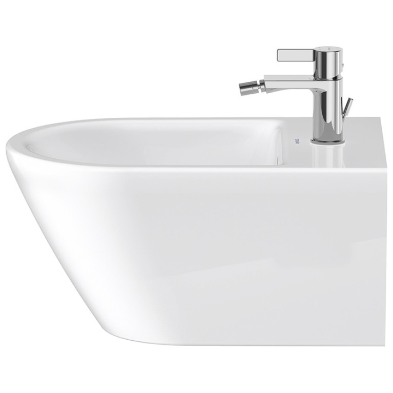 Duravit D-Neo Биде подвесное 370x540 мм, с переливом, с 1 отв под смеситель, цвет: белый (Спец.цена!)