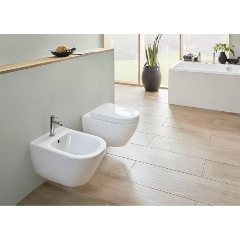 VilleroyBoch Subway 2.0 Биде подвесное 375*565*280, с 1 отв. под смеситель, цвет альпийский белый