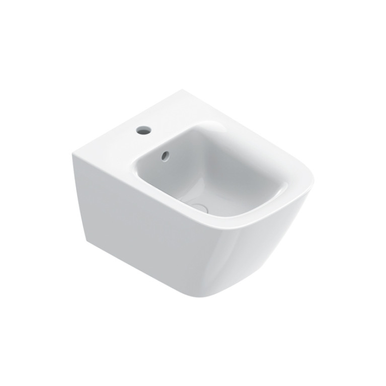 Catalano GREEN Биде подвесное 50x37, с 1 отв. под смеситель, покрытие Cataglaze+, без крепежа, цвет белый глянцевый