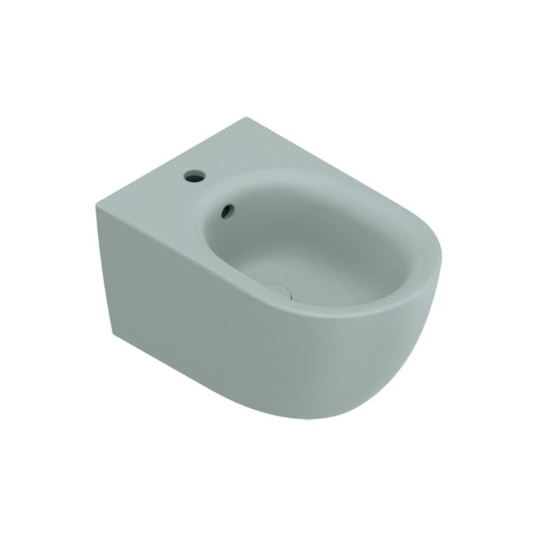 Catalano SFERA Биде подвесное 55x35, с 1 отв. под смеситель, покрытие Cataglaze+, без крепежа, цвет Aqua Satinato