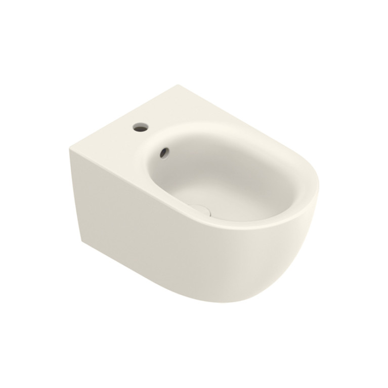 Catalano SFERA Биде подвесное 55x35, с 1 отв. под смеситель, покрытие Cataglaze+, без крепежа, цвет Lino Satinato