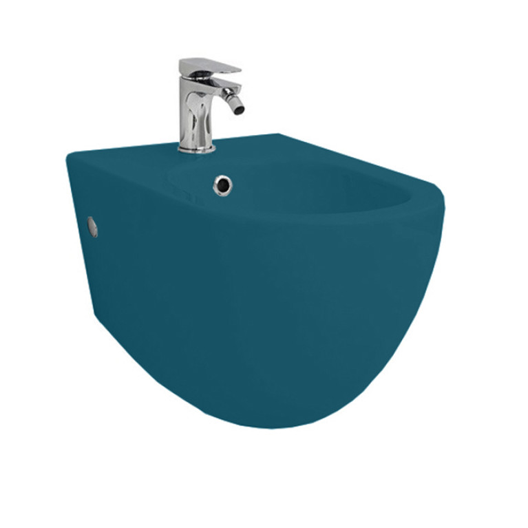 Artceram FILE 2.0 Биде подвесное 36х52 см, 1 отверстие, цвет verde petrolio