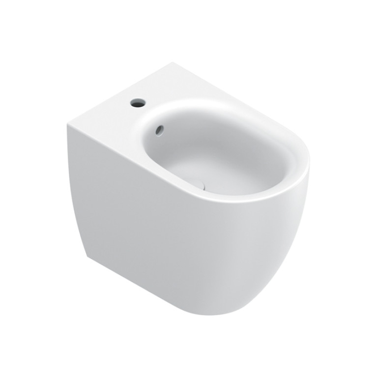 Catalano SFERA Биде напольное 55x35, с 1 отв. под смеситель, покрытие Cataglaze+, без крепежа, цвет белый матовый