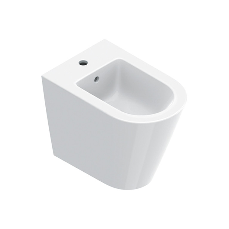 Catalano ZERO Биде напольное 55x35, с 1 отв. под смеситель, покрытие Cataglaze+, без крепежа, цвет белый глянцевый