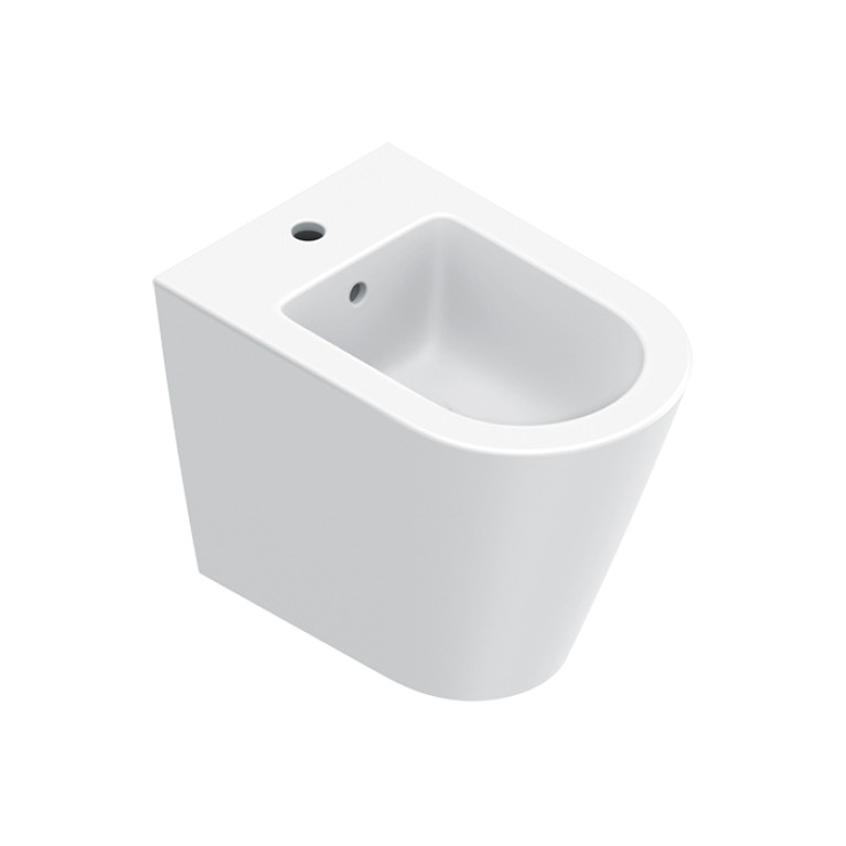 Catalano ZERO Биде напольное 55x35, с 1 отв. под смеситель, покрытие Cataglaze+, без крепежа, цвет белый матовый