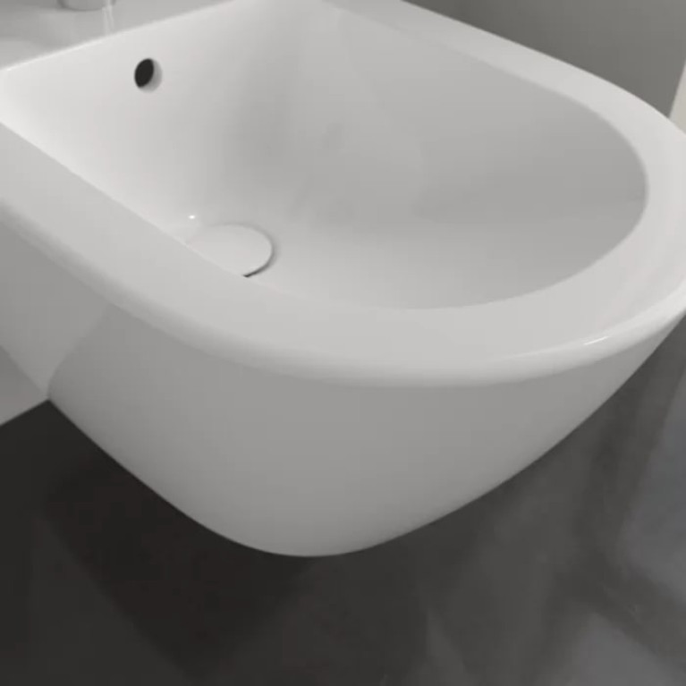 VilleroyBoch Subway 2.0 Биде подвесное 375*565*280, с 1 отв. под смеситель, цвет альпийский белый