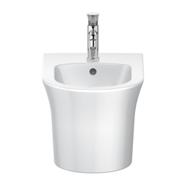 Duravit White Tulip Биде подвесное 370x540 мм, с переливом, с 1 отв под смеситель, цвет: белый