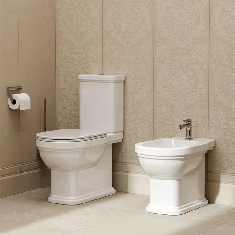 Kerama Marazzi Биде POMPEI напольное, белое глянцевое