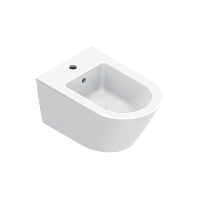 Catalano ZERO Биде подвесное 55x35, с 1 отв. под смеситель, покрытие Cataglaze+, без крепежа, цвет белый матовый