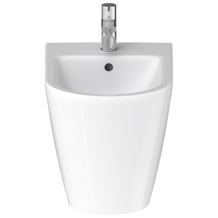 Duravit D-Neo Биде напольное 370x580х400 мм, с переливом, с 1 отв под смеситель,  с WonderGliss, цвет: белый