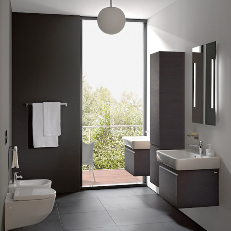 Laufen Pro Биде подвесное 53x36x33,5 см, с 1 отв. под смеситель,  без боковых отверстий для подвода воды, цвет: белый c покрытием LCC