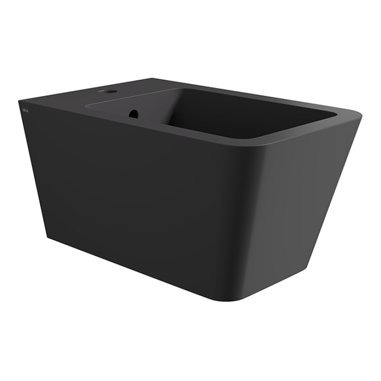 Alice Hide Биде Square 55х35, подвесное, чёрный матовый