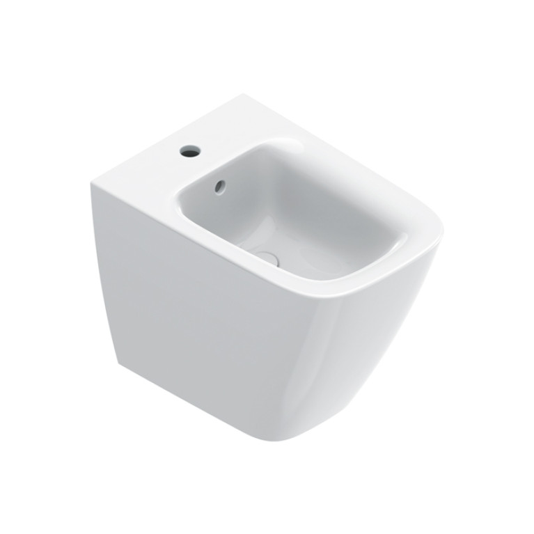 Catalano GREEN Биде напольное 55x37, с 1 отв. под смеситель, покрытие Cataglaze+, без крепежа, цвет белый глянцевый