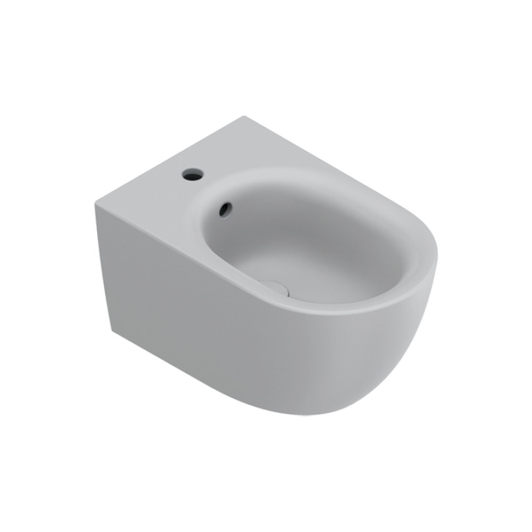 Catalano SFERA Биде подвесное 55x35, с 1 отв. под смеситель, покрытие Cataglaze+, без крепежа, цвет Cemento Satinato