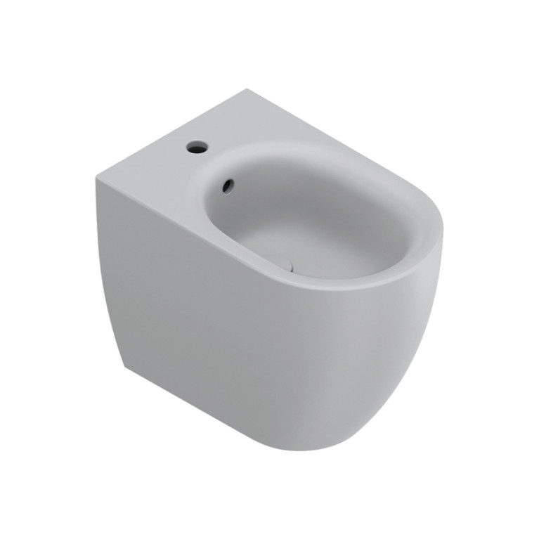 Catalano SFERA Биде напольное 54x35, с 1 отв. под смеситель, покрытие Cataglaze+, без крепежа, цвет Cemento Satinato
