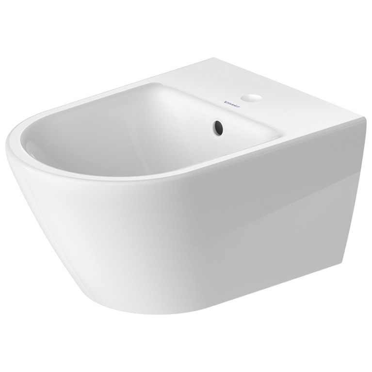 Duravit D-Neo Биде подвесное 370x540 мм, с переливом, с 1 отв под смеситель, цвет: белый (Спец.цена!)