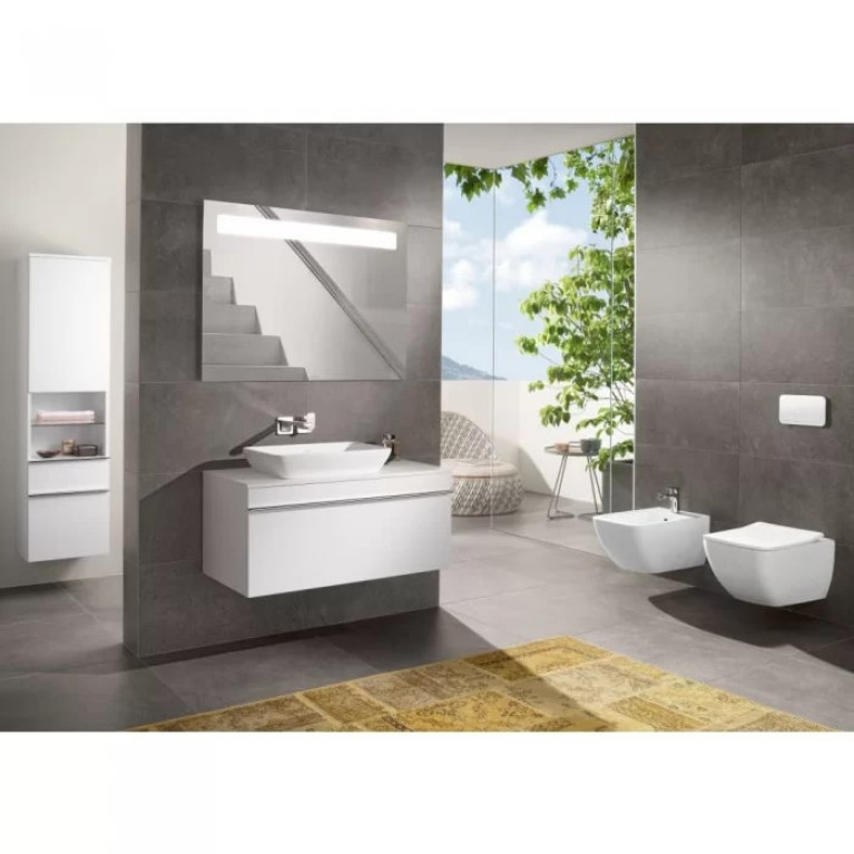 VilleroyBoch Venticello Биде подвесное 375*560*285, с 1 отв. под смеситель, цвет альпийский белый