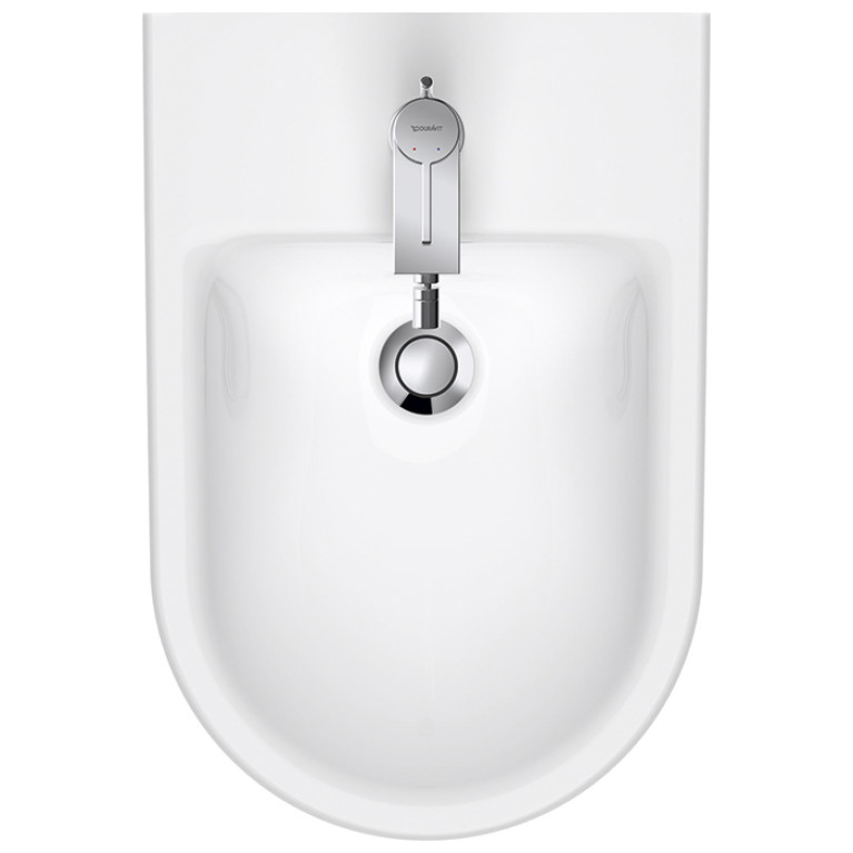 Duravit D-Neo Биде подвесное 370x540 мм, с переливом, с 1отв под смеситель, цвет: белый (Спец.цена из наличия)