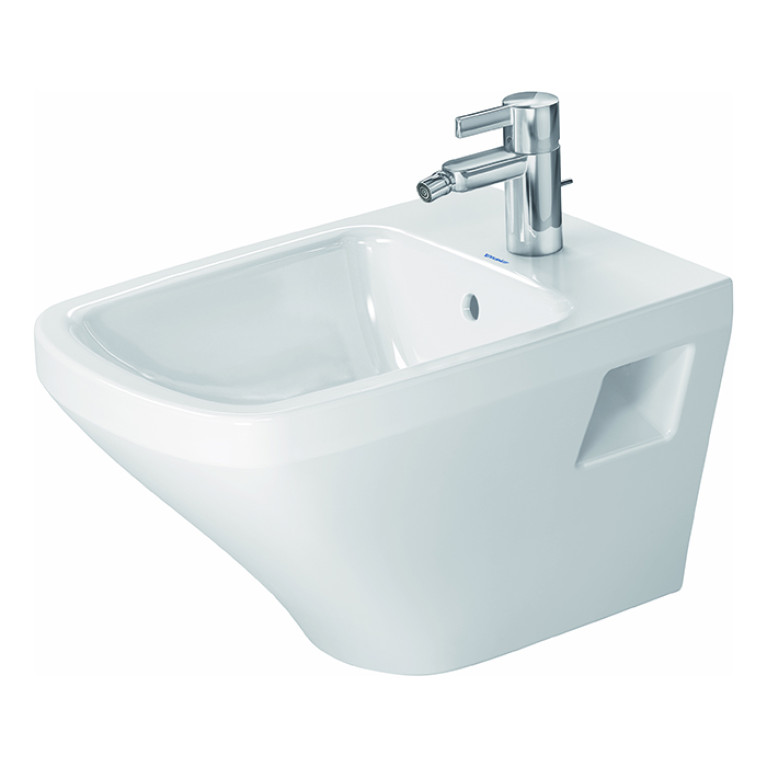 Duravit DuraStyle Биде подвесное с перел., с 1 отв. под смес., вкл. крепление Durafix, 370x540мм,
