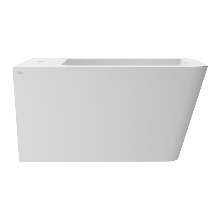 Alice Hide Биде Square 55х35, подвесное, белый матовый