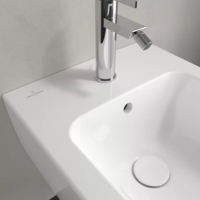 VilleroyBoch Venticello Биде подвесное 375*560*285, с 1 отв. под смеситель, цвет альпийский белый