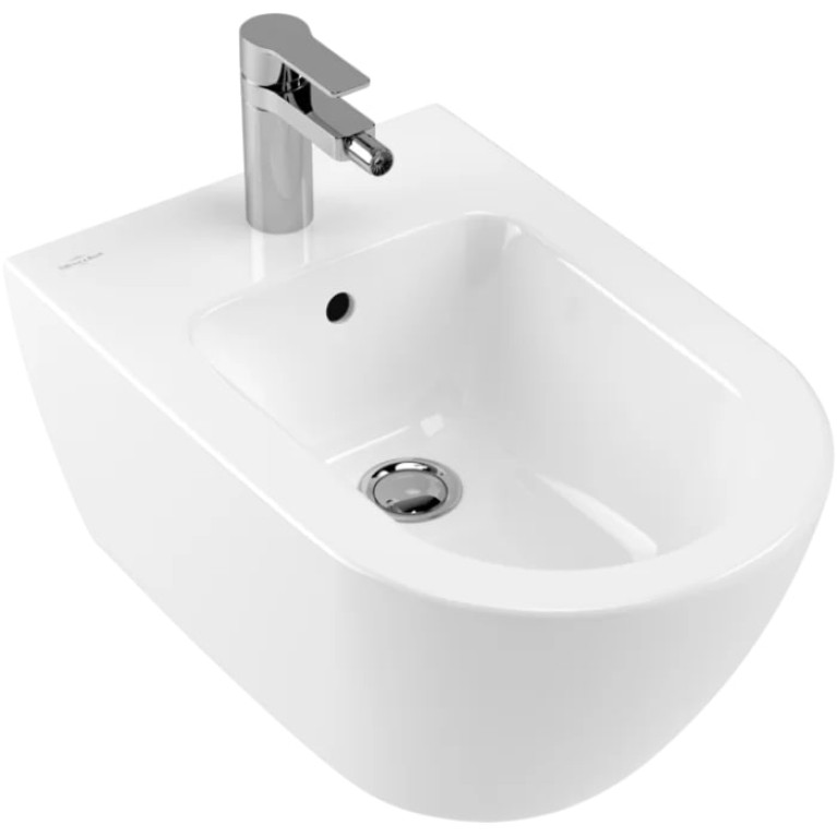 VilleroyBoch Subway 2.0 Биде подвесное 375*565*280, с 1 отв. под смеситель, цвет альпийский белый