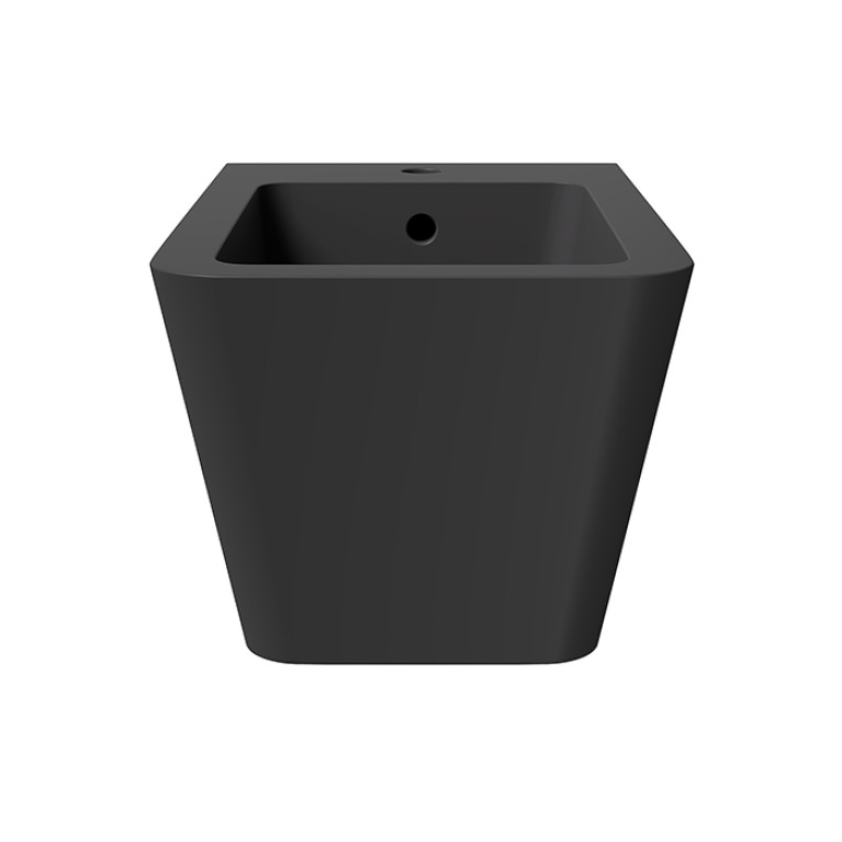 Alice Hide Биде Square 55х35, подвесное, чёрный матовый