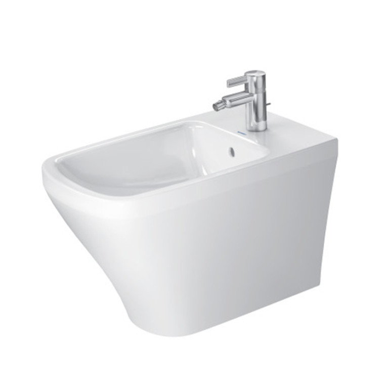 Duravit DuraStyle Биде  напольное приставное  630х370 мм, с 1 отв под смеситель.  с креплением,  цвет белый (Спец.цена из наличия)