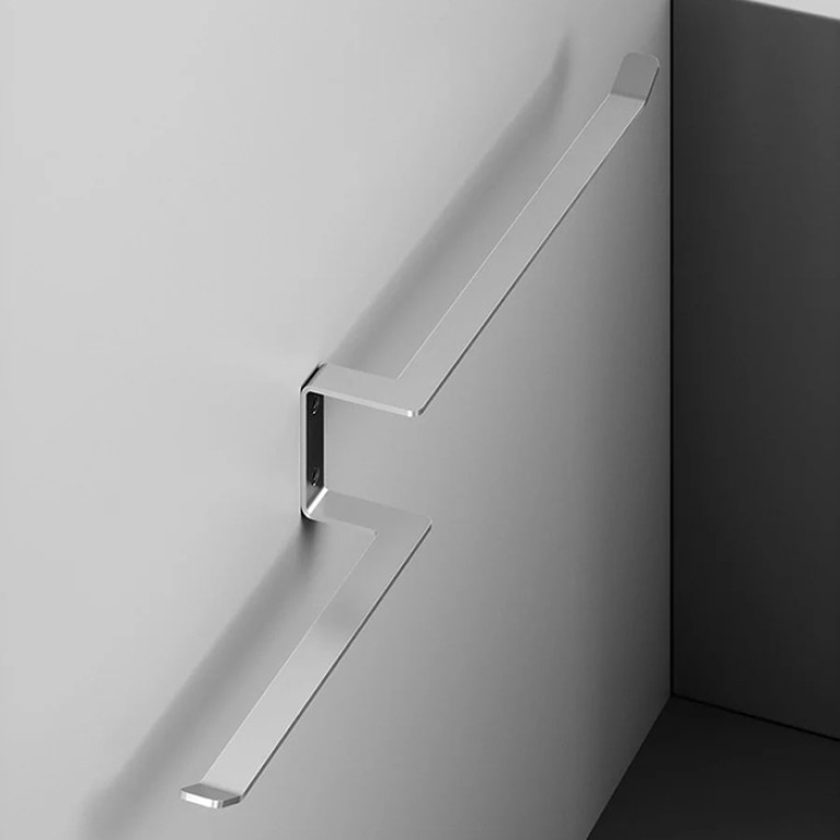 QuadroDesign Аксессуары QA1201AS Полотенцедержатель, цвет Brushed Stainless Steel