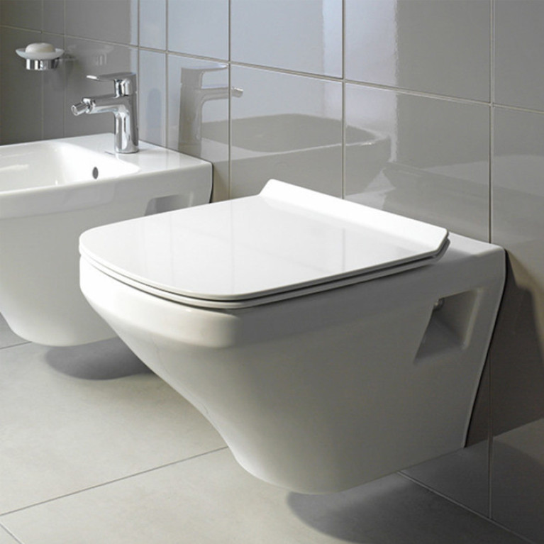Duravit DuraStyle Биде  подвесное 620х370 мм, с 1 отв под смеситель.  с креплением,  цвет белый