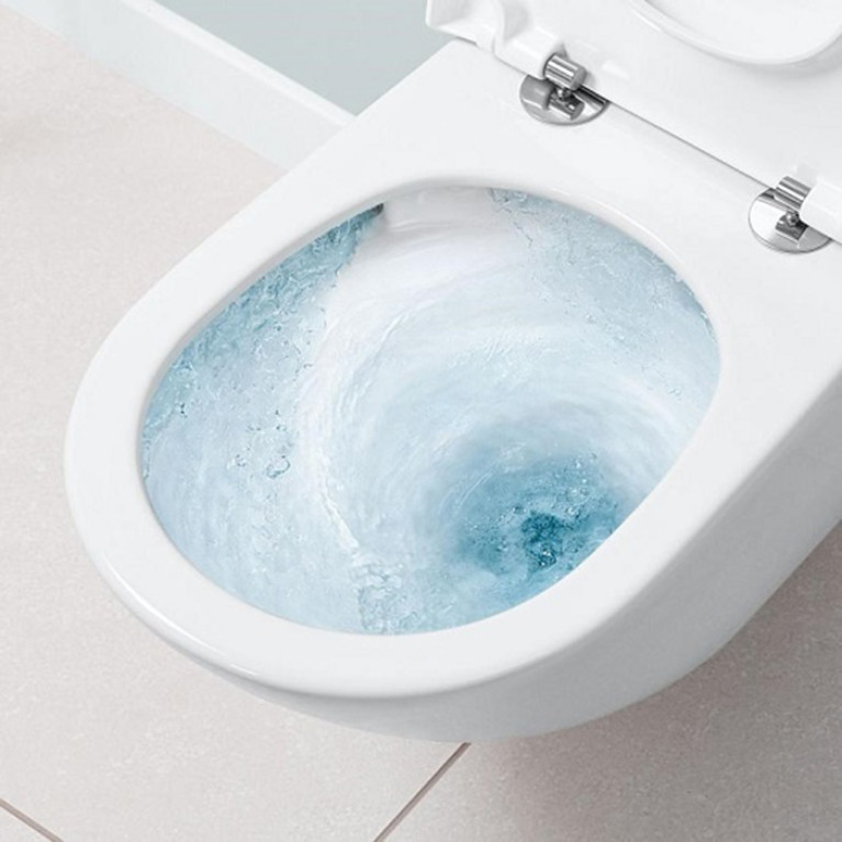 VilleroyBoch Subway 3.0 Унитаз подвесной, безободковый, смыв Tornado, сиденье в комплекте SoftClosing, CeramicPlus, цвет альпийский белый