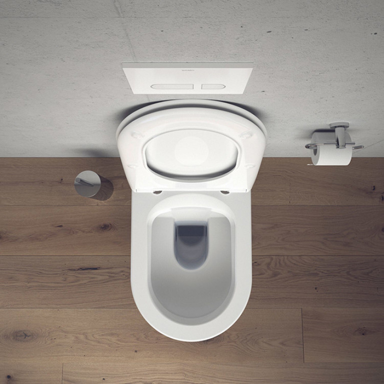 Duravit Soleil by Starck Унитаз напольный  370х600мм, безободковый, слив универсальный,  Wei&szlig; Hochglanz, HyG, цвет белый