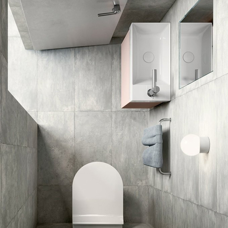 9412FR511 KUBE X унитаз подвесной 50х36 Genius Flush с крепежом белый глянцевый GSI