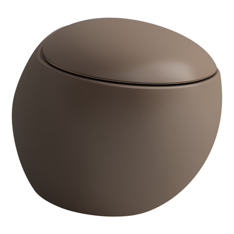 Laufen Alessi One Унитаз подвесной 585х390х355мм, безободковый, с покр. LLC, цвет: CAFFE матовый