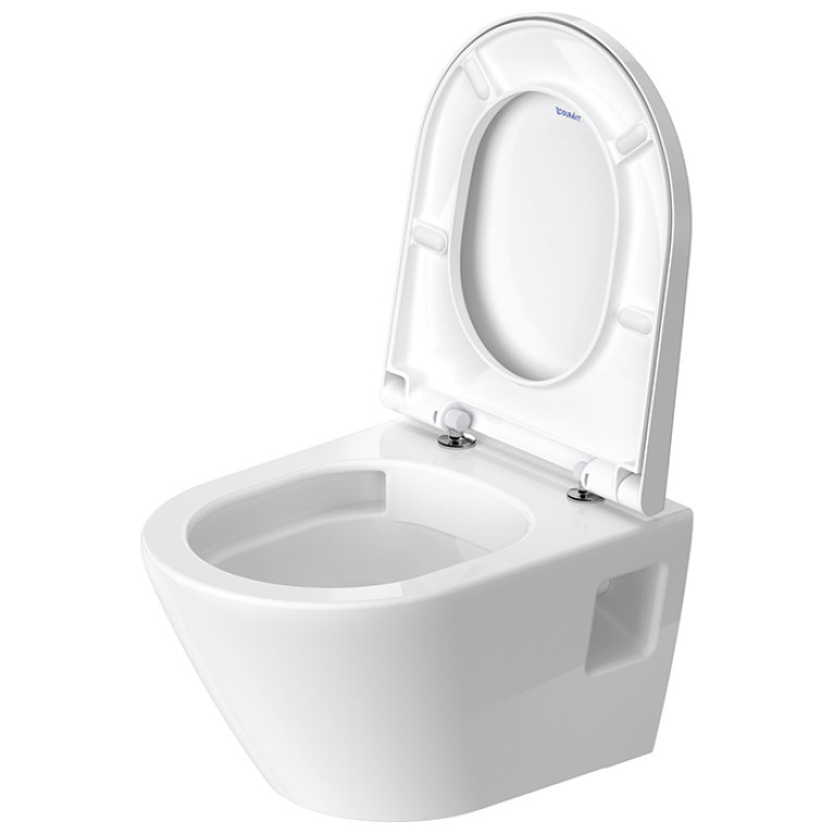 Duravit D-Neo Унитаз подвесной 370х480  мм безободковый, HygieneGlaze, цвет: белый