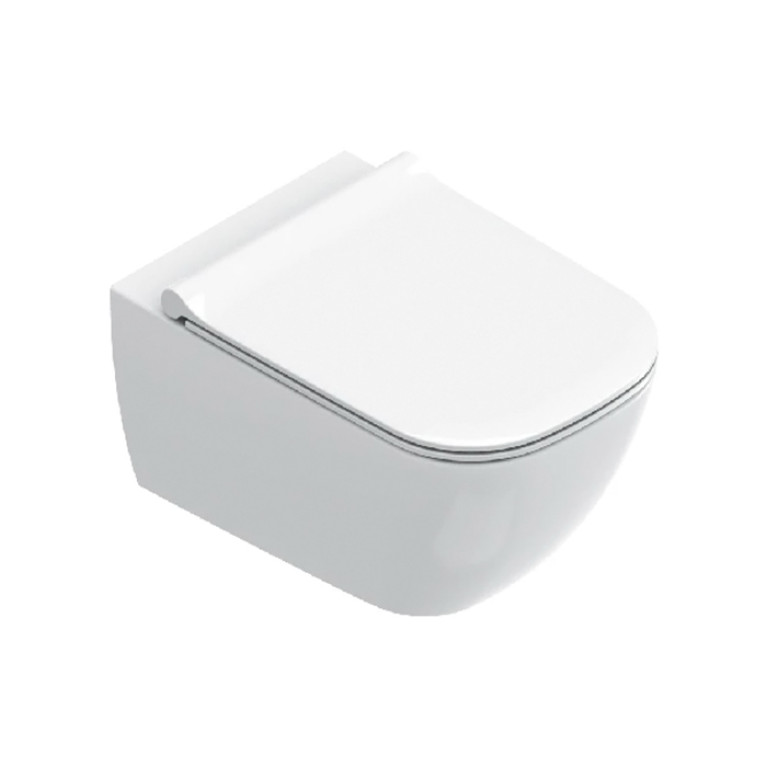 Catalano ELICE Унитаз подвесной 54x36, безободковый, смыв Tornado, покрытие Cataglaze+, без крепежа, цвет белый глянцевый (NEW 2026)