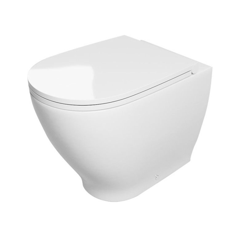 Kerasan Aquatech Унитаз напольный ,550х365х340 мм, безободковый,с крепежом WB5N, цвет:  белый матовый