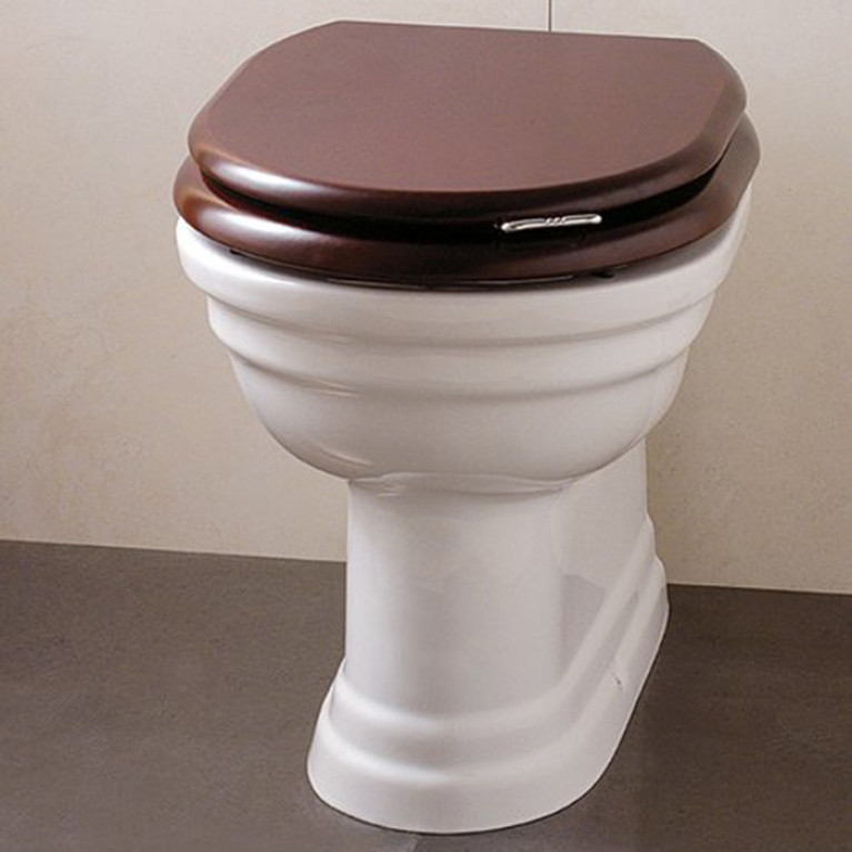 Devon Classica Унитаз напольный пристенный (45x36,3 cм), горизонтальный выпуск, цвет: белый (НЕ производится!)