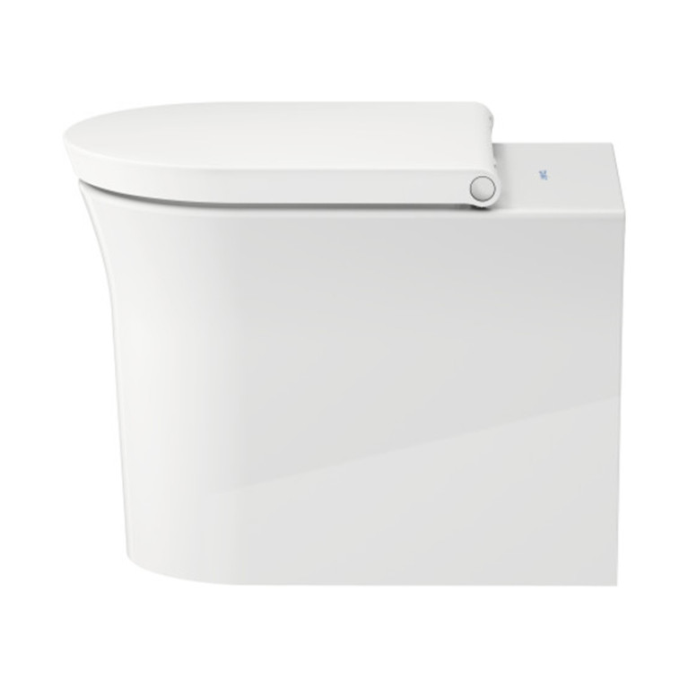 Duravit White Tulip Унитаз напольный 370х580х420 мм, безободковый, слив в стену, HygieneGlaze, цвет: белый