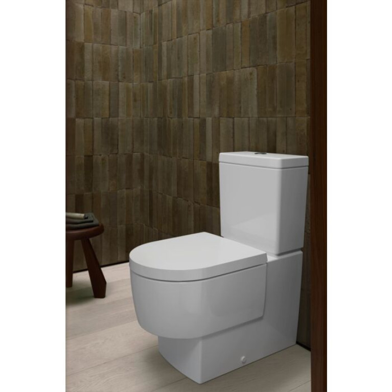 Duravit Balcoon Сиденье для унитаза Balcoon с микролифтом 374x438&para;мм, петли сталь, белое глянцевое