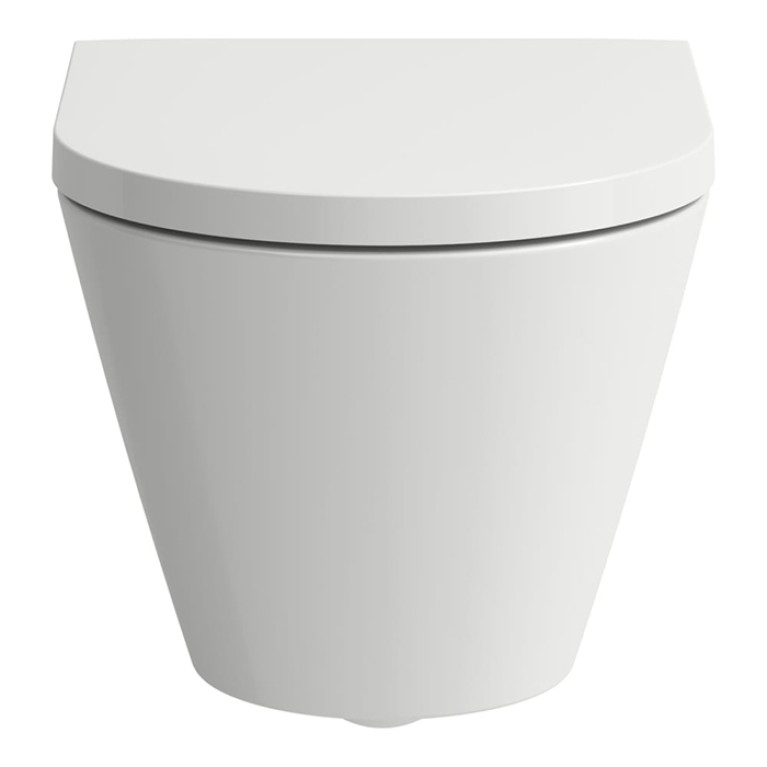 LAUFEN KARTELL Унитаз подвесной укороченный 490x370x285(430) мм., безободковый, цвет белый матовый (ВРЕМЕННО не поставляем!)