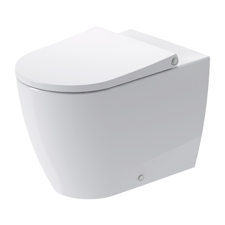 DURAVIT Bento Starck Box  Унитаз напольный с сиденьем, белый глянцевый