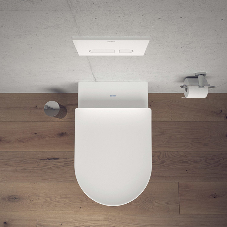 Duravit Soleil by Starck Унитаз напольный  370х600мм, безободковый, слив универсальный,  Wei&szlig; Hochglanz, HyG, цвет белый