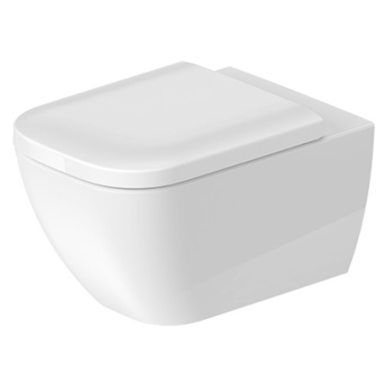 Duravit Happy D.2 Унитаз подвесной, безободковый 540х365 мм, с креплением, цвет белый с покрытием WonderGliss  (СПЕЦЦЕНА с нашего склада)